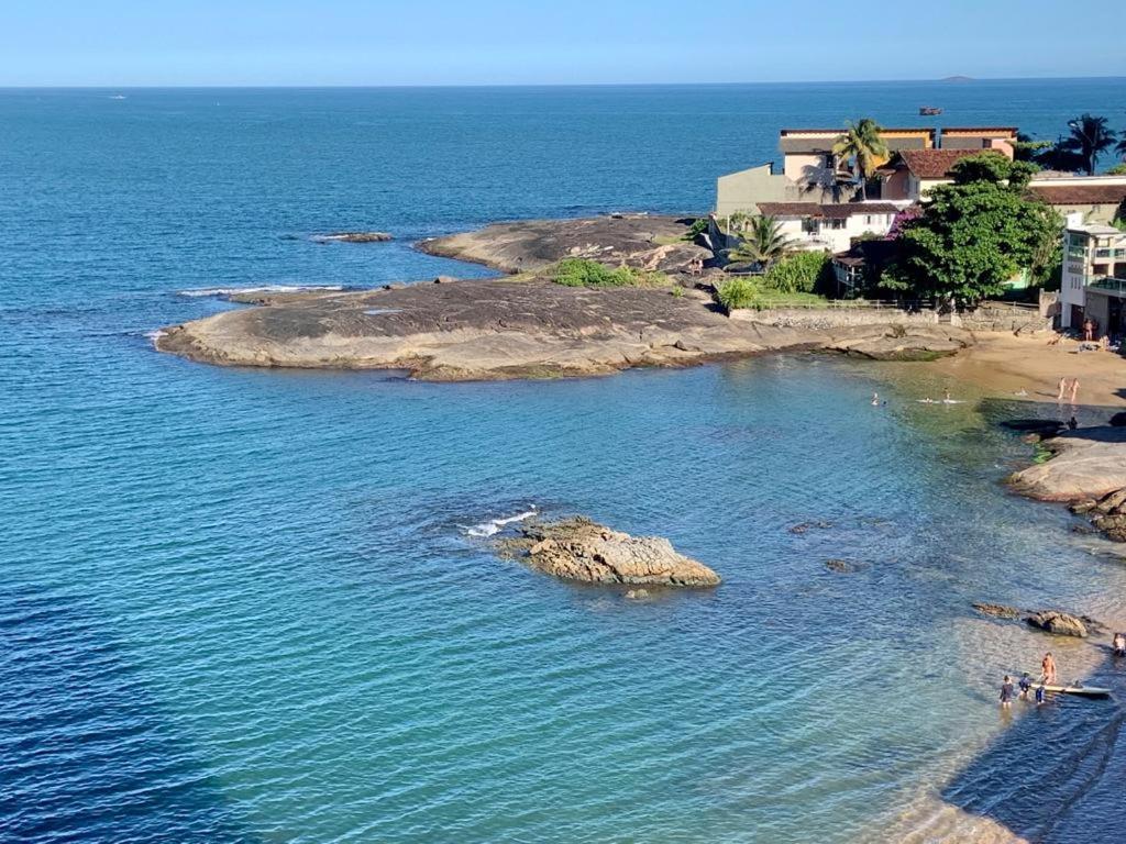 Apartamento Vista Do Mar, Pe Na Areia E Aguas Tranquilas, No Cento De Гуарапари Экстерьер фото